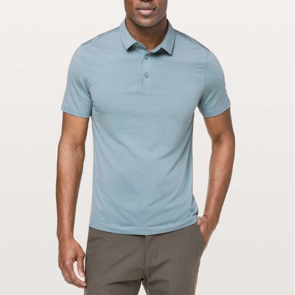 lululemon athletica Other - Lululemon Evolution Polo in Blue Cast